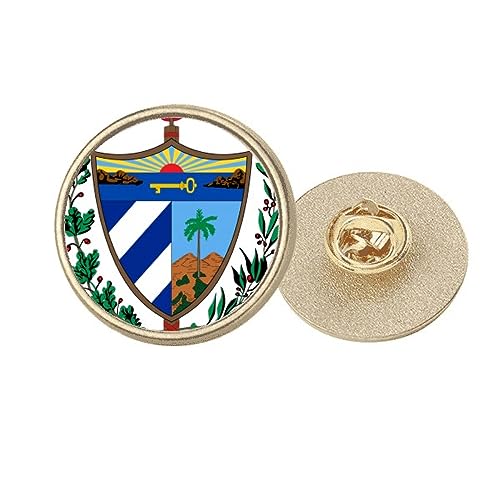 Broche Cuba dorée le cadeau idéal pour célébrer la fierté de vos proches