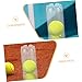 KESYOO Tennis Ball Storage Container PVC Holder for Small Balls Convenient Organizer for Sports Supplies for Tennis Enthusiasts and Portable Use