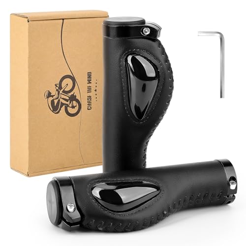 GXCROR Ergonomic Bike Grips Silicone Damping, PU Mountain