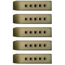 5 Pack Single Contact Point Block with Five Tie Points by EX ELECTRONIX EXPRESS