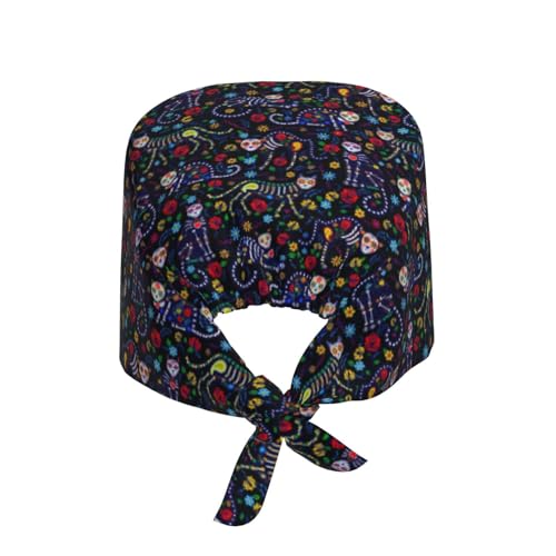 Image of Surgical Caps Men Women, Scrub Cap with Sweatband Adjustable