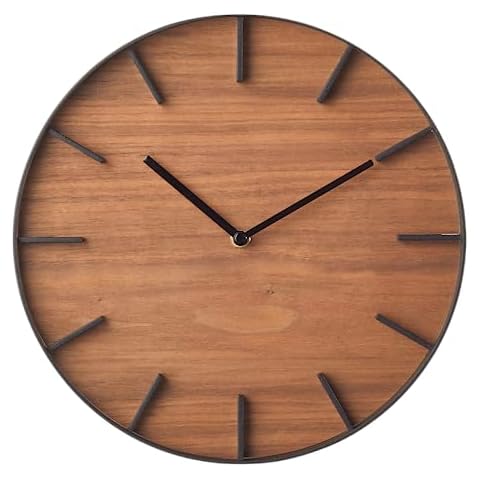 YAMAZAKI Steel + Wood Wall Clock Cover