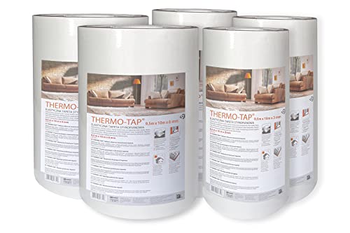 Papel pintado aislante de poliestireno para paredes interiores, grosor de 3 y 6 mm (5QM Thermo-Top...