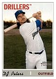 2019 Topps Heritage Minor League Baseball #171 DJ Peters Tulsa Drillers Official MiLB Trading Card
