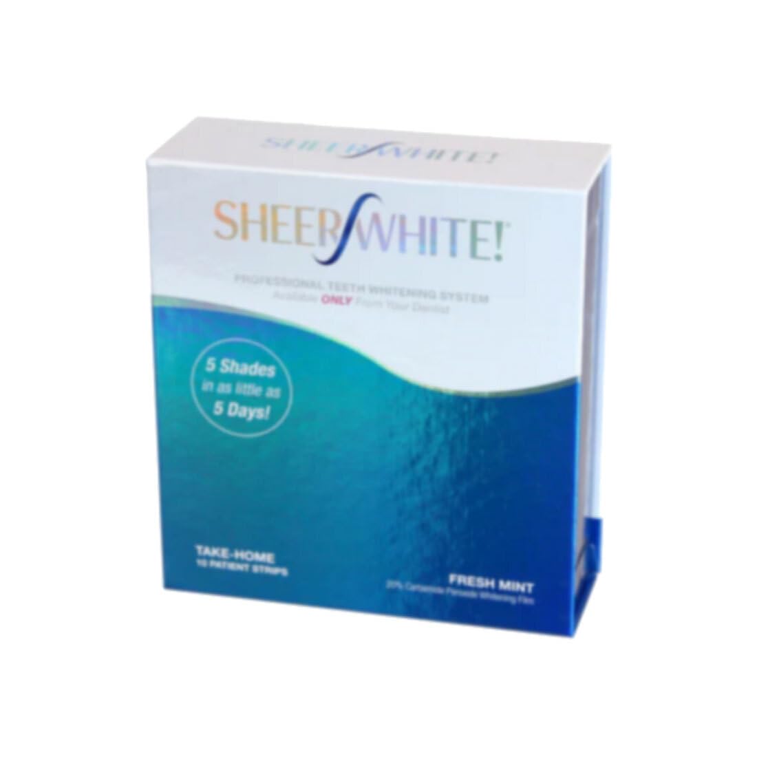 Teeth Whitening Strips - Sheer White 20 Professional Teeth Whitening Strips Films Kit