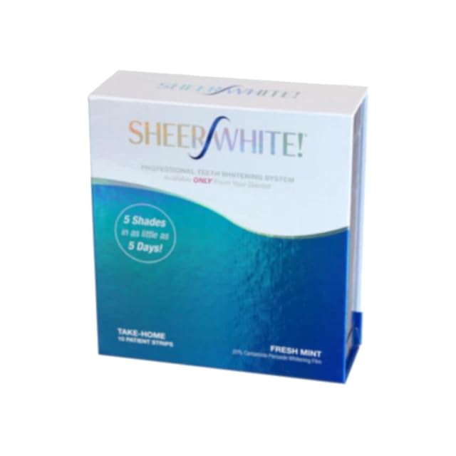 Teeth Whitening Strips - Sheer White 20 Professional Teeth Whitening Strips Films Kit