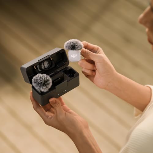 Miniatura 9 de Dji Mic Mini 2 2tx 1rx Estándar Estuche De Carga , Micrófono Inalámbrico Para Móvil Iphone Y Android Cámara Tableta Pc, Batería 48h, Transmisión Hasta 400m, Cubierta Magnética Multicolor