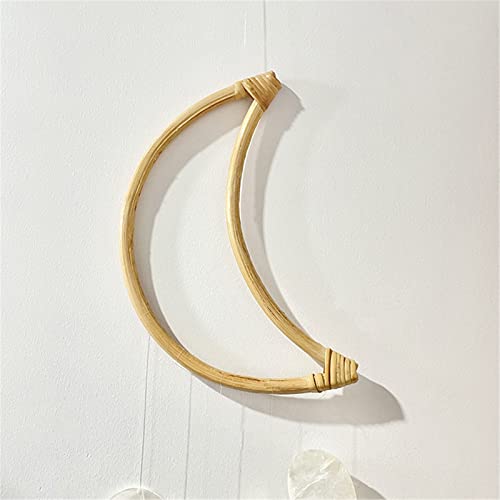 Concha da Lua Carrilhão de Vento,Sino de vento elegante da lua bonito - Sinos de Vento Pendurados Ao