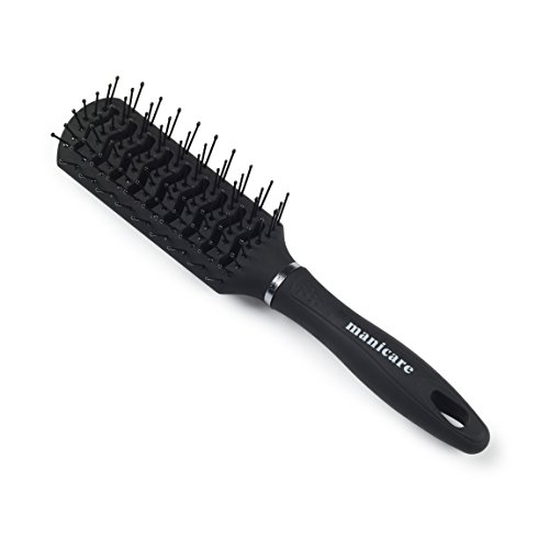 Manicare Vent Brush For Blow Drying And Styling Hair, Suitable For All Hair Lengths And Types, Detangles, Adds Volume And Lifts Hair, Use On Wet Or Dry Hair, Ball Tipped Bristles Vented Hairbrush