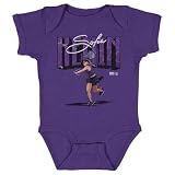 500 LEVEL Sofia Kenin Tennis One-Piece Infant Bodysuit (Purple, 12M)