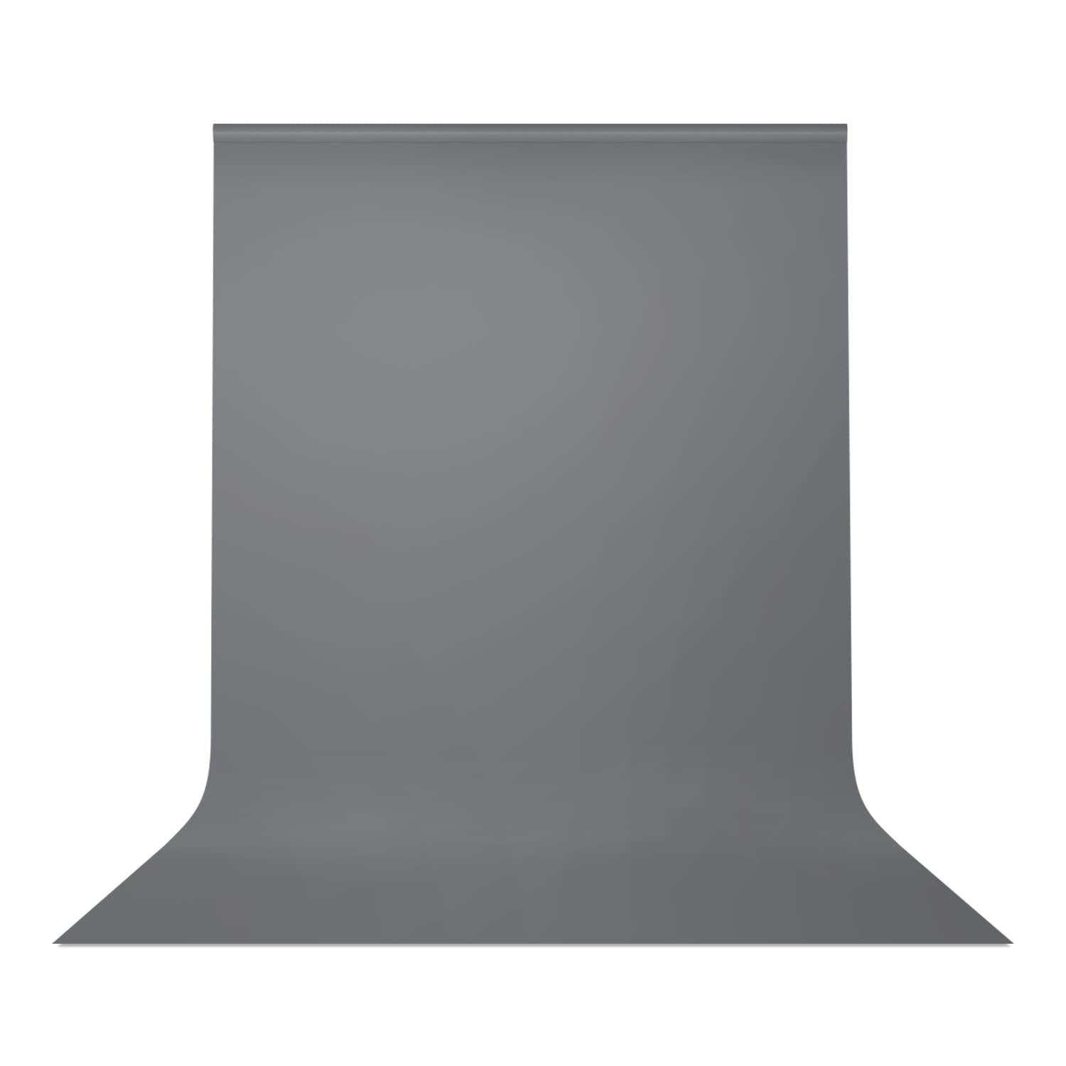 Julius Studio 9 x 15 Ft. Grey Photo Studio Backdrop Background for Photography, Video, and Content Creation Polyester Grey Muslin Backdrop, JSAG779