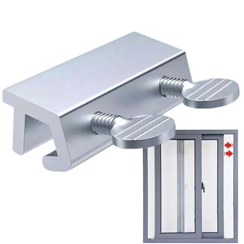 Cerraduras de ventana para puertas correderas - La ventana se detiene para la ventana corredera, cerradura de prueba infantil para ventanas correderas horizontales | La seguridad se detiene para