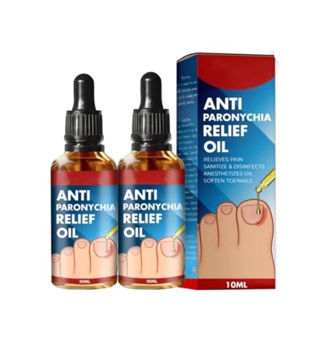 Aceite de alivio de la paroniquia alemana para uñas de los pies, 10 ml (2 unidades)