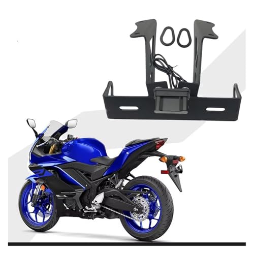 Support Cadre Plaque D'immatriculation Moto YZF R3 R25 Queue Bien Rangée LED