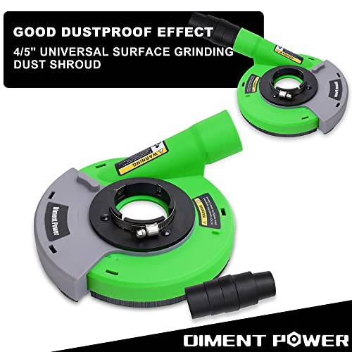 Diment Power Grinding Dust Shroud For Angle Grinder 4 1/2-Inch / 5-Inch, Diamond Grinding Cup Wheel 5-Inch #TOP4