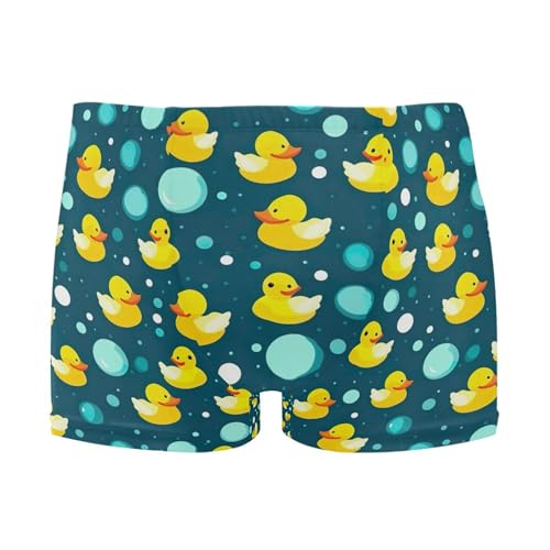 Little Yellow Duck Mens Swim Trunk Swimwear Bathing Suit Swim Brief Square Leg Board Short S B0400098
