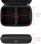 Linkidea Console de jeu portable Case de transport compatible avec RG353V / RG353VS / RG35XX / GPi2, Rétro Voyages de protection Mini Boîte de jeu pour câble de recharge, batteries et accessoires