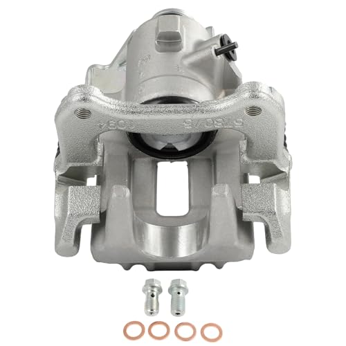 Image of cciyu 19-B2891 Rear Left Brake Caliper Assembly w /Bracket Fit 2002-2006 For Audi For A4,2002-2005 For Audi For A4 Quattro