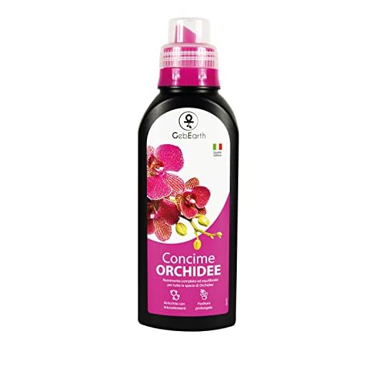 GebEarth® | Concime Orchidee, ricco di Microelementi Chelati, stimola e prolunga la Fioritura delle Orchidee【350 ml】