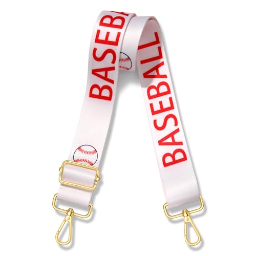 Image of NVENF Game Day Purse Strap Replacement Baseball Basketball Soccer Golf Crossbody Shoulder Bag Straps for Stadium Clear Purse (Style I)