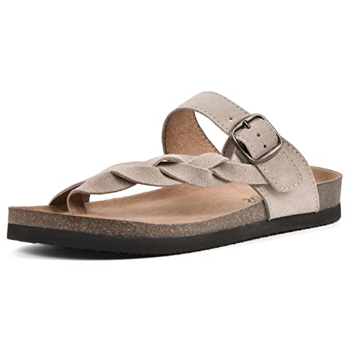 Image of WHITE MOUNTAIN Women's Crawford Signature Comfort Molded Footbed Braided Sandal