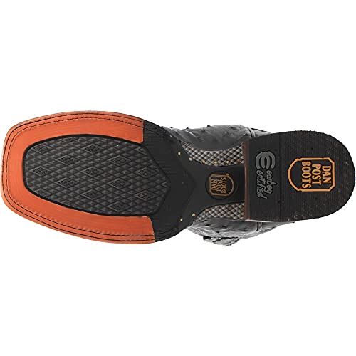 Dan Post Men's Alamosa Western Boot Wide Square Toe Black 13 Ee #TOP4