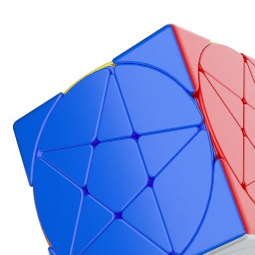 Image of HAWKISTER Qiyi Pentacle Cube (Lite) - Stickerless Shape Mod Speed Cube Puzzle, Unique Star Pattern, Challenging Brain Teaser, 6+ Years