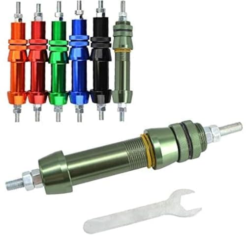 AMEYXGS Archery Bowfishing Reel Seat Spinning Aluminum Alloy Reel Seat Mount for Compound Bow Recurve Bow Spinning Reels Accessory (Dark Green)