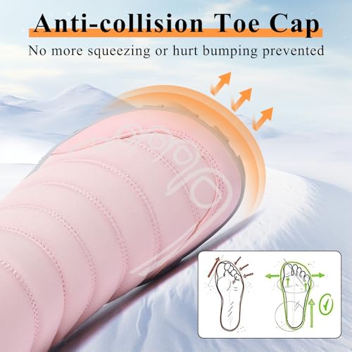 Mens Womens Winter Snow Boots Wide Toe Box Barefoot boot Fur Lined Minimalist Zero Drop Sole Walking Shoes3