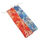 4 Stück Vintage Essstäbchen Etui mit Kordelzug, Tragbar