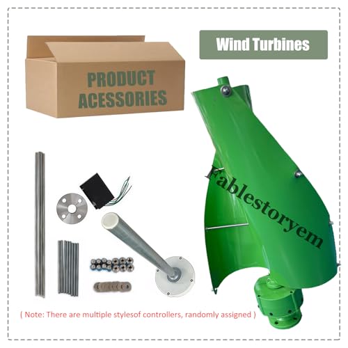 Gerador de Turbina Eólica Helix Maglev de 12000W, 12V/24V/48V Kit de Gerador Vertical, Gerador de ím