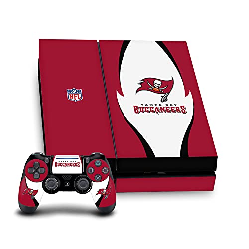 Autocollant de Jeu PS4 NFL Tampa Bay Buccaneers Peau Vinyle Console et Manette DualShock 4