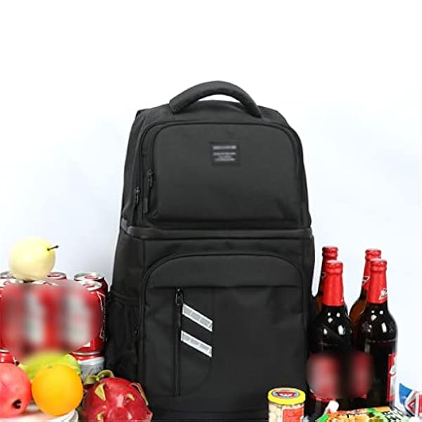 Dubbelisolerande ryggsäck Stor kapacitet ispåse Vattentät picknickölpåse Rödvinspåse (Color : 3-Pack, Size : 33x20x51cm)