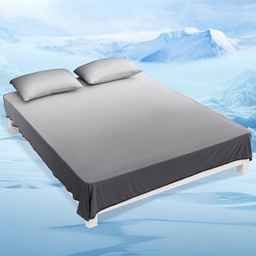 LUXEAR Cooling Blanket Throw, Arc-Chill Q-Max >0.5 for Hot Sleepers, Absorbs Heat to Keep Body Cool for Night Sweats, Lightweight Summer Cool Blankets for Sleeping, Gifts for Women & Men,Gradient Grey by LUXEAR - Image 8