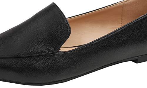 Image of FEVERSOLE Women's Loafer Flat Pointed Fashion Slip On Comfort Driving Office Shoes