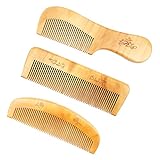 Material: Peine de madera barba hecho de material de madera natural, antiestático, resistente al agua, duradero, no tira ni rompe el cabello. Cómodo de sostener y usar.