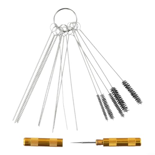Windscreen Washer Jet Nozzle Tool Kit for Car Windshield Spray Nozzle Cleaner and Vehicle Washer Jet Adjustment with Auto Glass Cleaning Brush