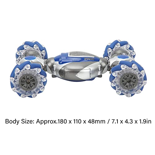 Brinquedo de Carro de Controle Remoto, Pneu Antiderrapante de 2,4 GHz, Anticolisão, Controle Duplo R