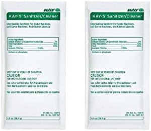 Kay 5 Sanitizer/Cleaner for Soda Fountain Machine, Coke, Bunn, Granita Cleanser Pack of 2