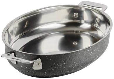 Bon Chef 60019GALAXY Induction Oval 48 Ounce Au Gratin Pan