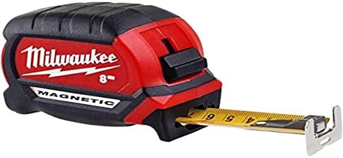 Milwaukee 4932464600 Magnetic Tape Measure 8/27 , Red