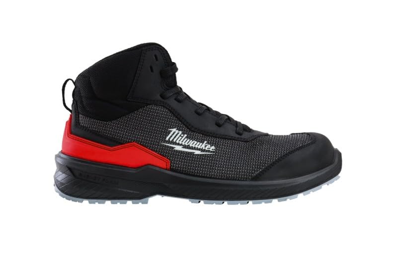 Milwaukee 4932493709 - Scarpe antinfortunistiche Flextred™ S1PS 1M110133; (Nero, Sistema Taglie Calzature EU, 44)
