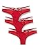 Produktbild Amazon-Marke: Iris & Lilly Damen Hipster aus Mikrofaser, 3er-Pack, Rot (Scooter), XL, Label: XL