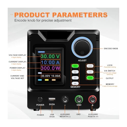 Alimentation CC réglable 30V 10A avec interface RS-232 stable New SPPS-D3010 - 3