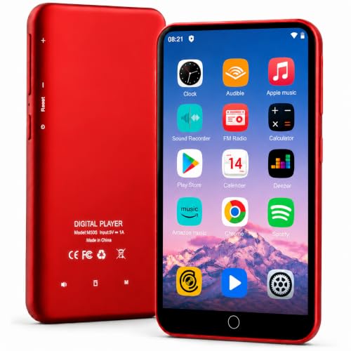 Image of 80GB MP3 Player with Bluetooth and WiFi, ZAQE Music Player with Spotify,Pandora,4 inch Touch Screen Android MP4 MP3 Player for Kids with Audible
