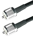 MPD Digital I LMR240 Coaxial Cable I PL259 Male to PL259 Male Connectors I Low Loss RF Coax I CB, Ham Radio, Transmitters, Antenna I 40 FT