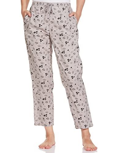 Image of Van Heusen Women's Printed Lounge Pants | Drawstrings & Side Pockets | Ultra Soft Fabric | Relaxed Fit | At home pyjamas | Everyday Comfort | Printed | Style 55306 | Available in Pack of 1 & 2