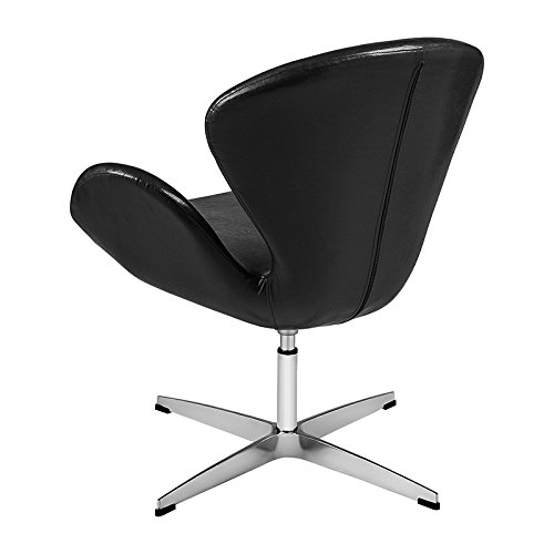 Poltrona Swan Preta com Brilho