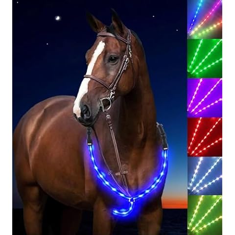 SUKEYME LED Horse Breastplate Collar Cover