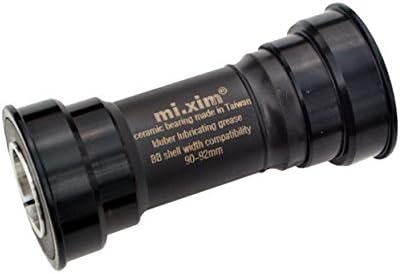 Press-fit Pressfit Ceramic Bearing Bottom Bracket BB86 BB90 BB92 for Shimano SRAM crankset Black